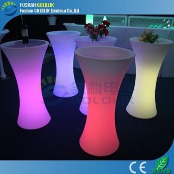 2014 New Round LED Cocktail Table GKT-060EN