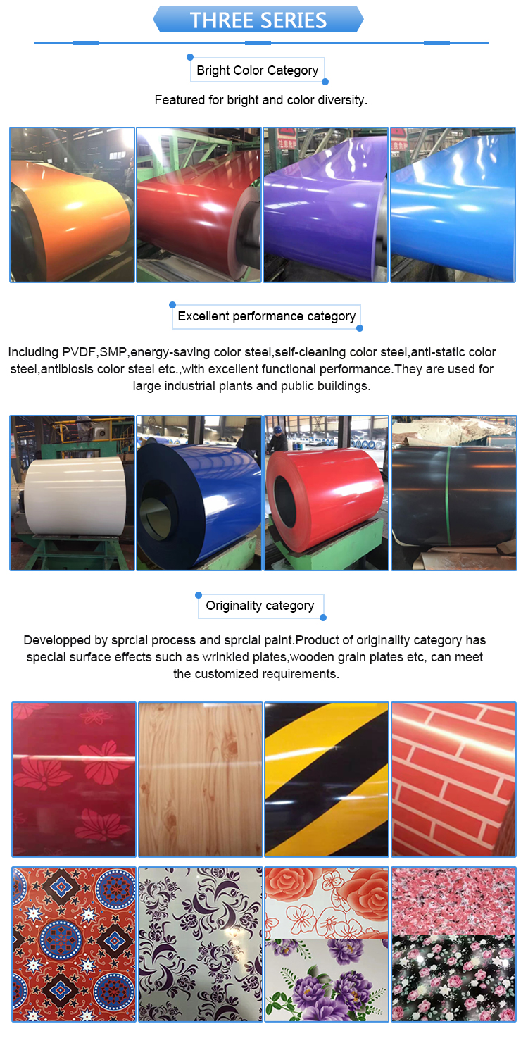 RAL color cold rolled steel PPGI metal roofing Materia plate