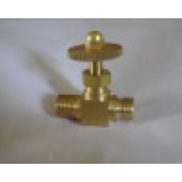 brass 2-way hand valve ferrule neddle valve