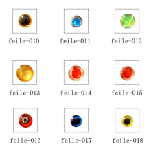 3D colorful artificial eyes for sale