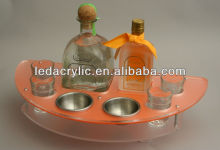 colorful acrylic serving tray