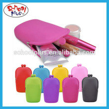 Student pencil case candy silica gel pen case glasser bag