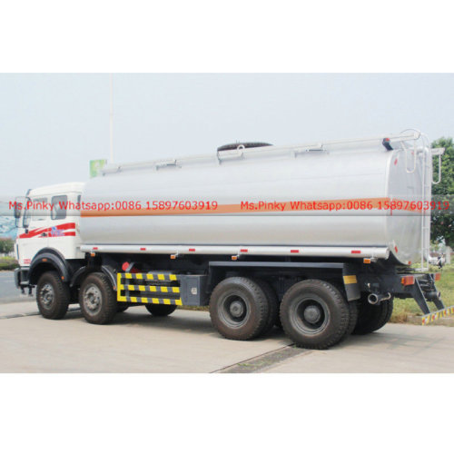 8x4 Baotou Beiben Refueling Diesel Tanker Truck 25cbm to 30cube meter Fuel Tank Trucks For Sales