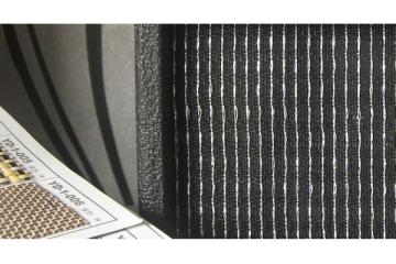 KLDguitar black/silver/ white speaker grill fabric of guitar and bass amp cabinet black/whit/sliver