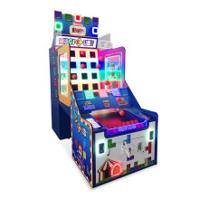 ThreePlus Space Theme Ball Pitching Skill Game Machine, Magic Cube Ticket Redemption Arcade Game for Sale
