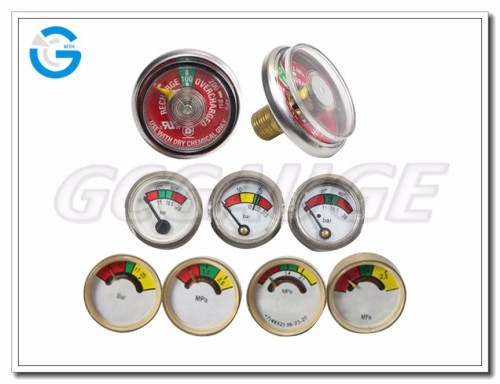 High quality 1inch 1.25inch mini pressure gauge used on fire fighting