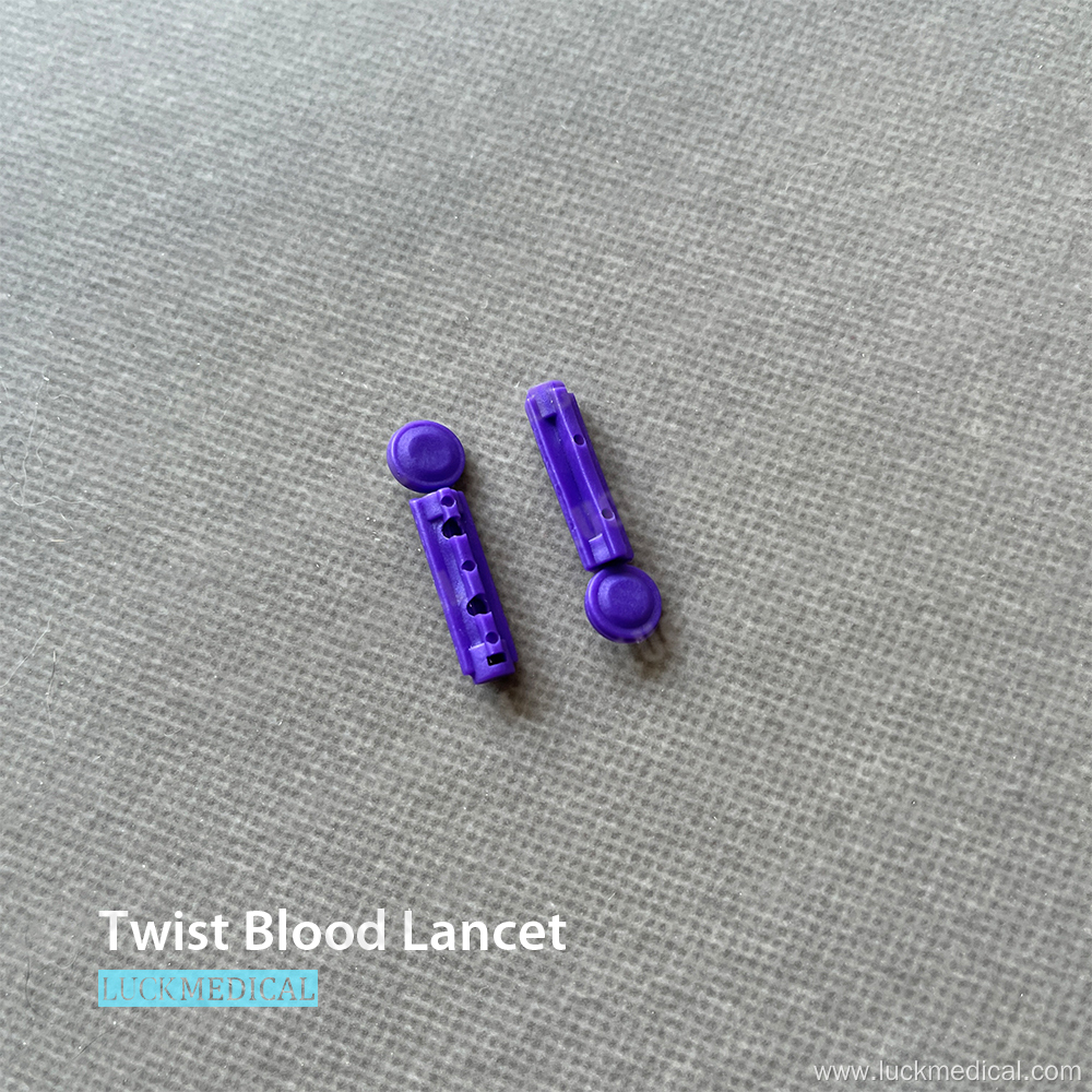 Disposable Twisted Blood Lancet Safety