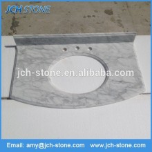 White custom marble slate countertop