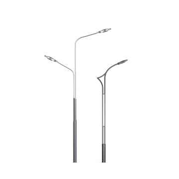Galvanized pole for LED street lamp