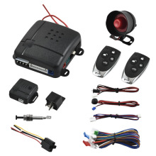 One Way Car Alarm Security System with Shock Sensor and Anti-Hijacking