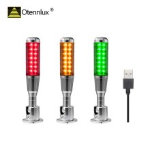 5V LED Signal Tower Light with Buzzer - USB Control