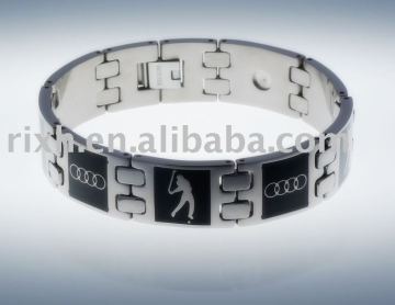 sports magnetic golf titanium bracelet,titanium germanium bracelet,titanium bracelet,sports bracelet