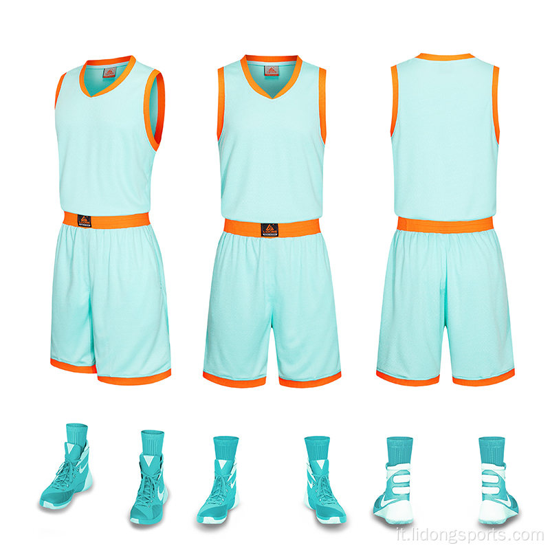 2022 Personalizza il tuo basket / uniforme da basket sublimata giovanile all&#39;ingrosso