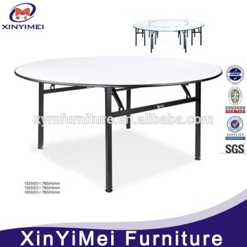 Banquet White Plywood Folding Round Table