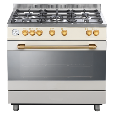 Gas Cooker with Gas Ovens 90 cm