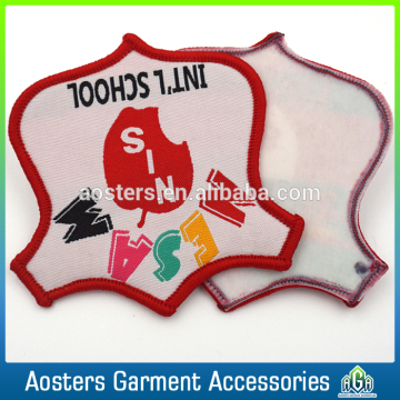 Fashion Iron on fabric patches Name patches School badge