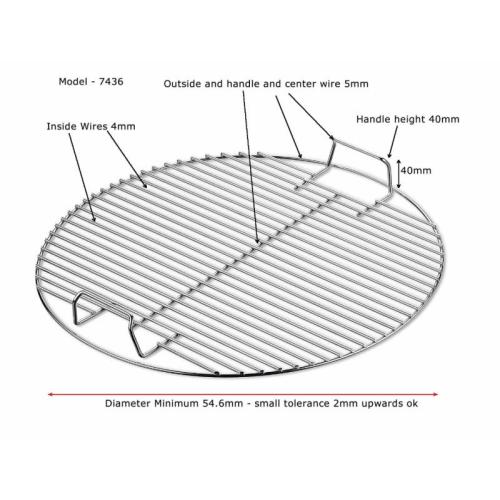 Charcoal burning grates stainless steel barbecue grill