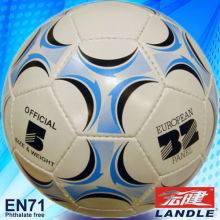 Official size & weight PVC leather hand sewn soccer ball