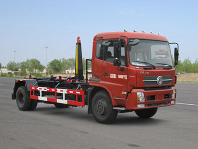 Dongfeng 10CBM Hook شاحنة لجمع القمامة للبيع