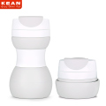 최고의 가격 500 ML 에코 - 친화적 인 BPA 무료 축소 가능한 실리콘 커피 컵 머그잔