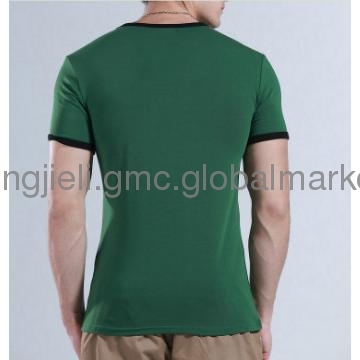Άνθρωπος γύρο λαιμό Spandex μόδας T-Shirt