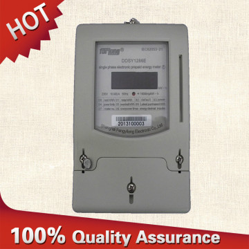 Single phase prepaid electricity meters