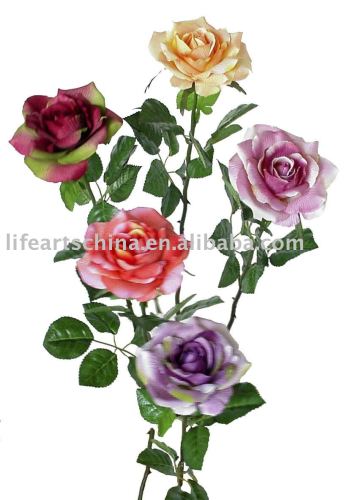 artificial flowe, 70cm spring rose flower, stem flower
