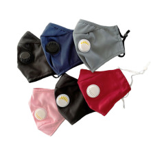 Black Cotton Masks Dustproof Washable Valve Masks
