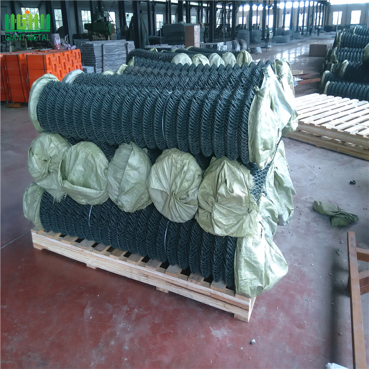 USED PVC coated diamond wire fence