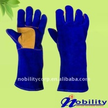 Cow Split Leather Long welding Gauntlet Working Gloves