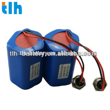 18v 2200mAh round lithium battery with aviation connector