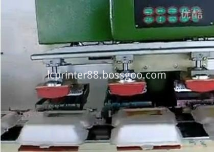 Tank 2 color Pad Printing machine