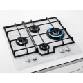 Hobs 4 Burners Smeg White Stainless Steel