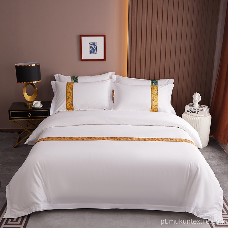 Hotel Luxury Bed Sheets Set Wrinkle Fade Resistant