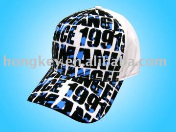 screen printing baseball cap