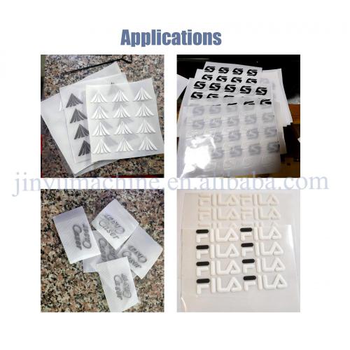 Etiqueta de impresión de transferencia de calor de silicona 3D para camiseta