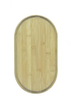oval wooden cutting board