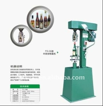 Pilfer proof cap locking machine