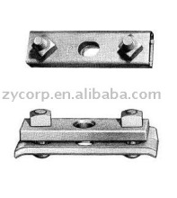 pole line hardwares/steel pin band post insulator bracket clamp bolt pole top pin