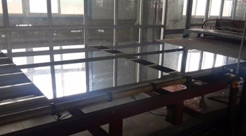 Qingdao mirror factory! large silver mirror, custom cut mirror glass