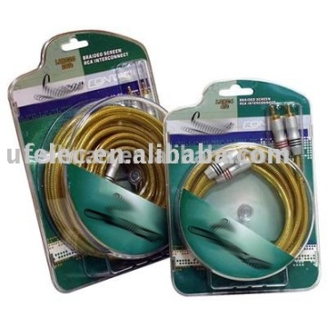 Car audio RCA cable dvd cable
