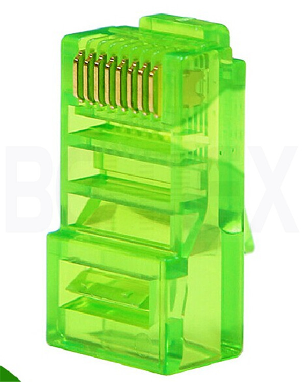 OEM UTP Clear Crystal Plug Cat5e Rj45 modular Plug