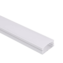 Round Aluminium LED Profile: Surface-Mounted Borderless LED Light Trough