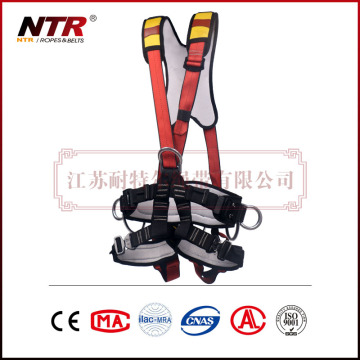 Mountain CE Certificate Nylon Full Body Climbing Harness Safety Harness