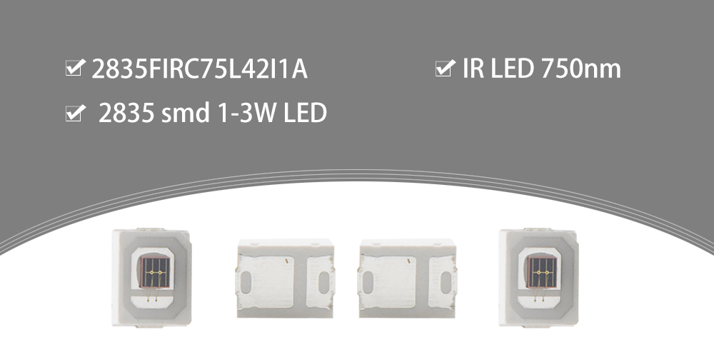 2835FIRC75L42I1A Infrared 750nm LED High Power SMD LED