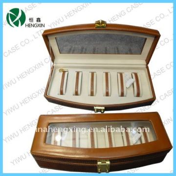 beauty watch boxes/cases, leather watch display box