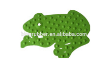 Rubber bath mat of animal shape