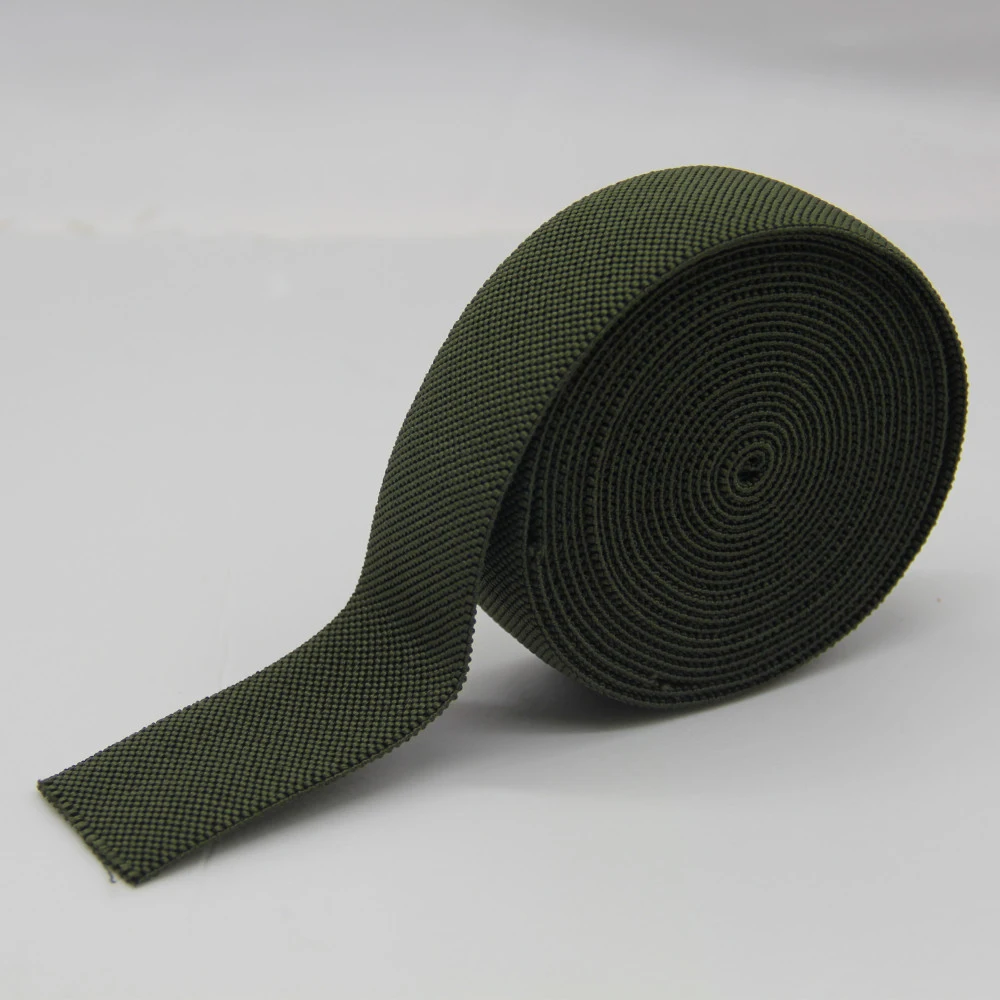 High Quality Polyester / Nylon / Cotton Woven Elastic Webbing / Ribbon for Garment Accessories / Bags