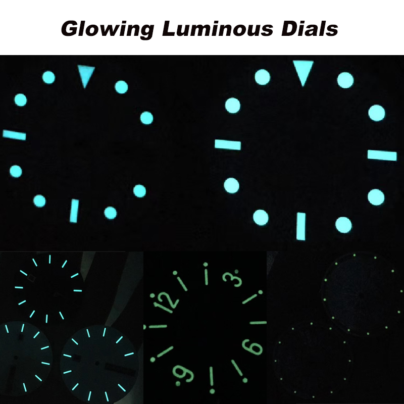 Glowing Lume Dials