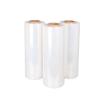 Printed stretch film clear